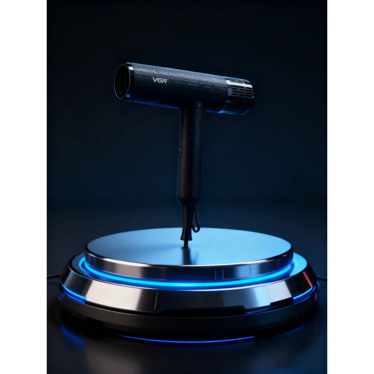VGR Hair Dryer Professional Powerful Hair Dryer Low Noise Blow Dryer Leafless Electric Hair Blower Barber Salon Tools V-640HD