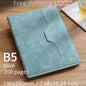 A5 B5 Customize PU Leather Notebook with Pen Insert Holder Free Printing LOGO Office Notepad Business Enterprise Diary Book Note