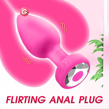 Powerful Small Anal Vibrator for Gay Wireless Remote Control 10 Frequency Vibration Prostate Massager Female Vagina Massager