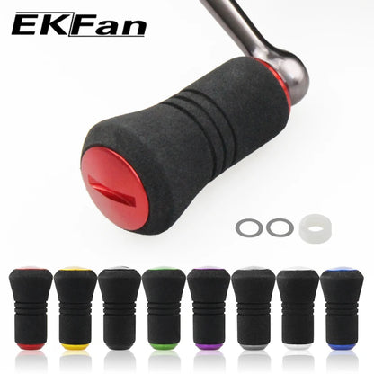 EKFan 1PC with 7*4*2.5mm Bearing EVA Ultralight Spinning Baitcasting Fishing Reel Knob for A/S/D Lure Reel Handle DIY Parts