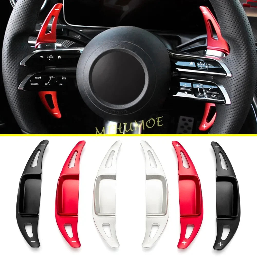For 2023-2026 Mercedes-Benz A B C E S GLC EQE EQS Class Steering Wheel Paddle Shifter Extension Aluminum Shift Paddles Blade