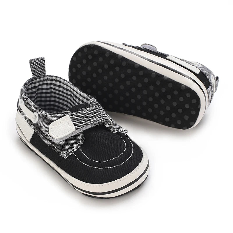 HAIZHIW 0-18M Baptism Newborn Baby Prewalker Girls Boys Casual Shoes Leather Non-Slip Soft-Sole Infant Toddler First Walkers