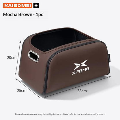 Car Trunk Organizer Box Storage Bag with Built-in Pocket For Xpeng P7 G9 G6 P5 X9 G7 N5 E29 G3 P7+ MONA M03 Auto Accessories