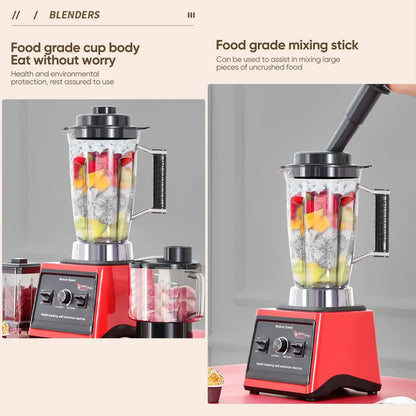 9500W Fuel Table Blender Juicer Smoothie Maker 3-In-1 0.5/1.5/3L Container Food Processor Blenderboxer for Ice Nut Fruit