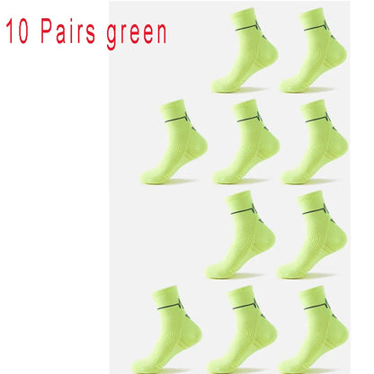 1/3/10 Pairs Professional Running Socks Men's Women Marathon Whiteline Cycling Socks Men Lady Sport Running Sports Socks