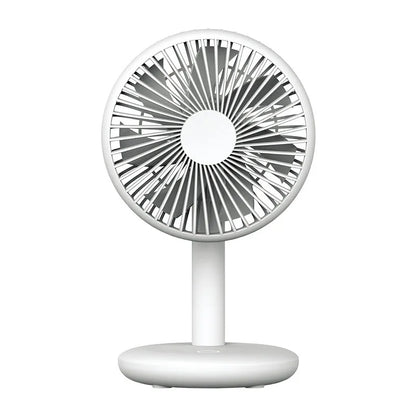 Mini USB Desktop Fan Rechargeable Air Cooling Fan 4 Speeds for Office Home Bedroom Portable Table Fans Adjustable Angle