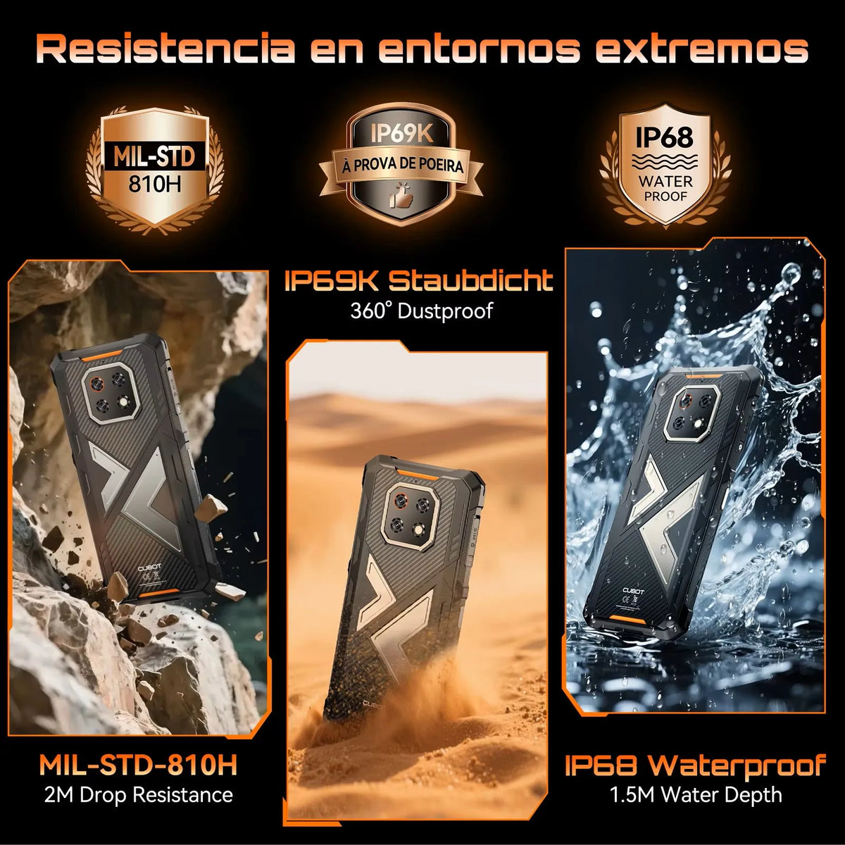[Shipping From Poland] Cubot KingKong ES 3 Rugged Smartphone 16GB(6+10)+256GB Android 15 10200mAh 6.745'' 4G Mobile Phone NFC