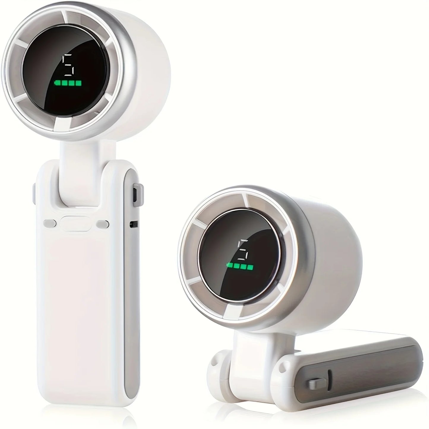 HOMEFISH 3 in 1 Mini Travel Fan 5 Speed  Rechargeable Lithium USB Charging Portable Fan