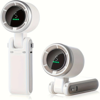 HOMEFISH 3 in 1 Mini Travel Fan 5 Speed  Rechargeable Lithium USB Charging Portable Fan