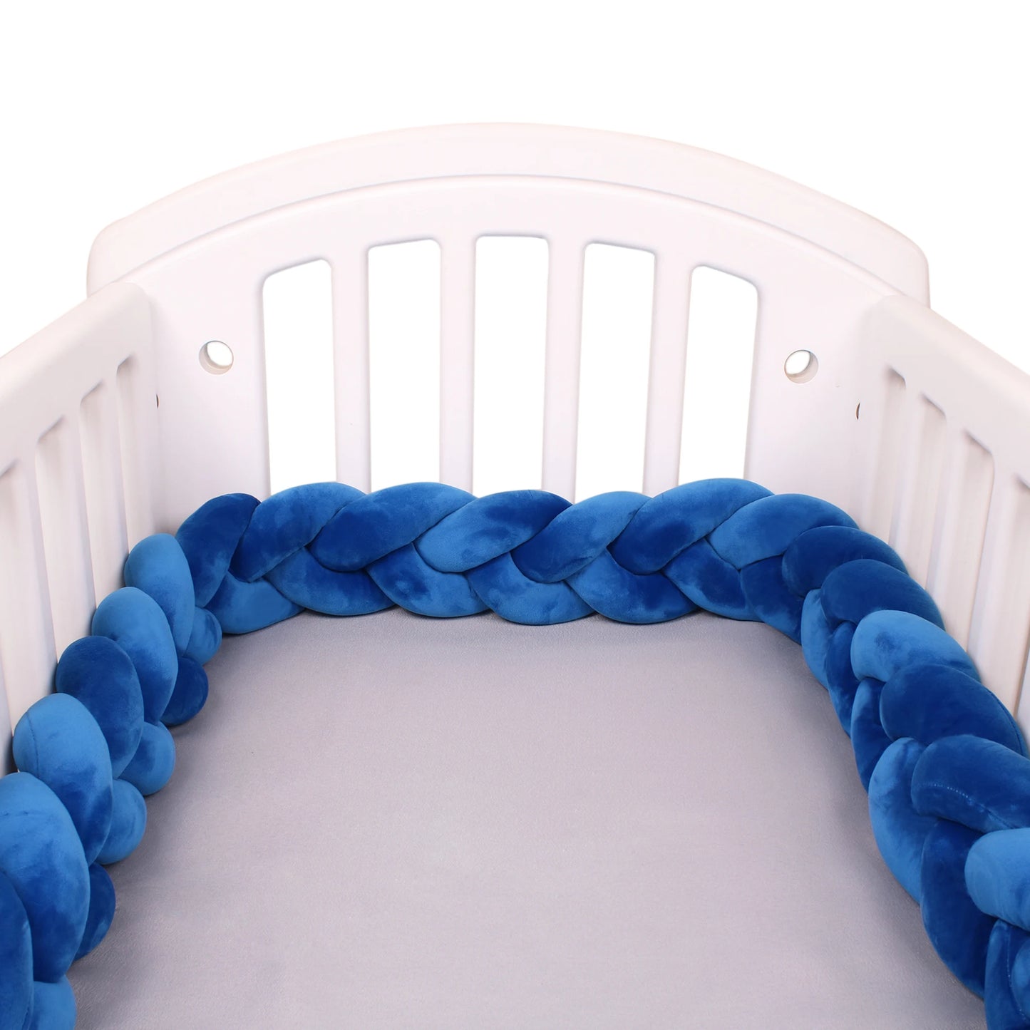 1-4M Baby Bumper Bed Braid Knot Pillow Cushion Bumper for Infant Crib Protector Cot Bumper Room Decor Crib Bedding Braid Set