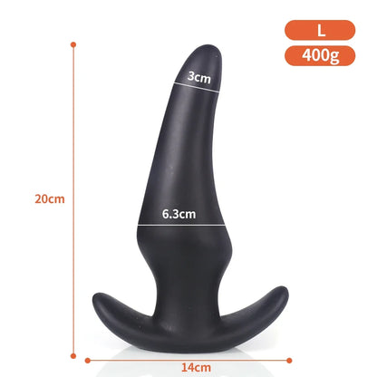 Wearable Anti Drop Soft Anal Plugs Prostate Massage Liquid Silicone Huge Butt Plug Anal Training Comfortable To Wear Butt Plug