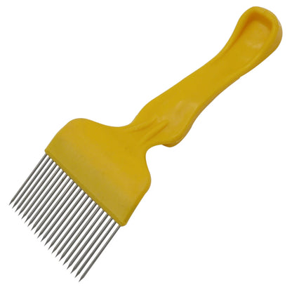 1 Pc Beekeeping Shovel Honey Spatula Anti-slip Handle 21 Needle-shaped Cut Honey Knife Spur Tooth Beehive Tools