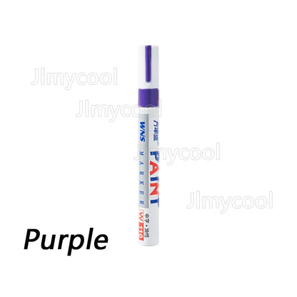 Car Paint Scratches Repair Brush Pen Black White Red Silver Waterproof Water Paint Marker Pen Car Tire Tread Care Automotive