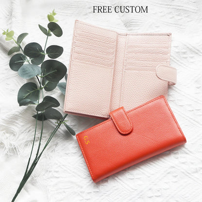 Custom Company Logo Cowhide Card Holder Woman Man Fashion Slim Mini Card Bag Genuine Leather Engrave Name Luxury Casual Purse