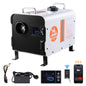SucceBuy 2/8KW Diesel Heater 12V/24V All in One Diesel Air Heater with Bluetooth CO Alarm Portable Diesel Heater Car Heater for Vehicles and Outdoors