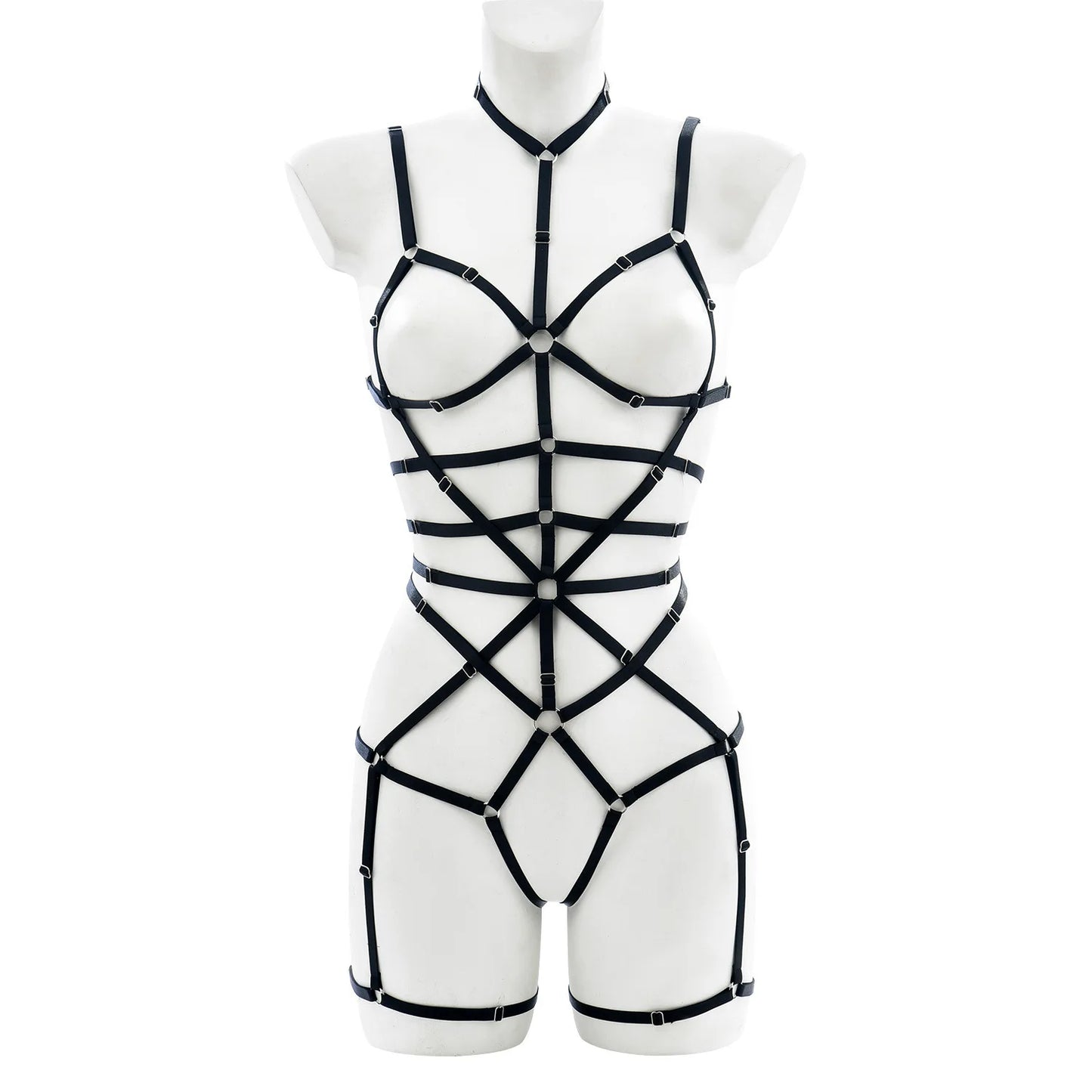 Fun Elastic Binding Strap Set Without Underwear Adjustable Sex Party Props Bdsm Couple Sex