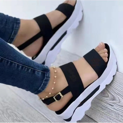 2025 Summer Sandals for Women Fashion Platform Sandals Wedge  Casual Shoes Lightweight Heeled Sandalias Mujer Flip Flops Zapatos