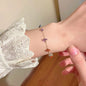 Zinc Alloy Bracelet Sparkling Zircon Flower Bracelet Handmade Bracelet Alloy For Daily Wear Fashion Accessory Party
