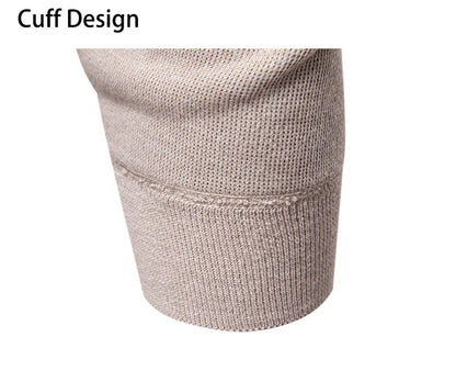 New Sweater Men Casual Knitted Pullover Solid Color Warm Regular Fit Round Neck Sweater Pullovers Mens Sweatwear