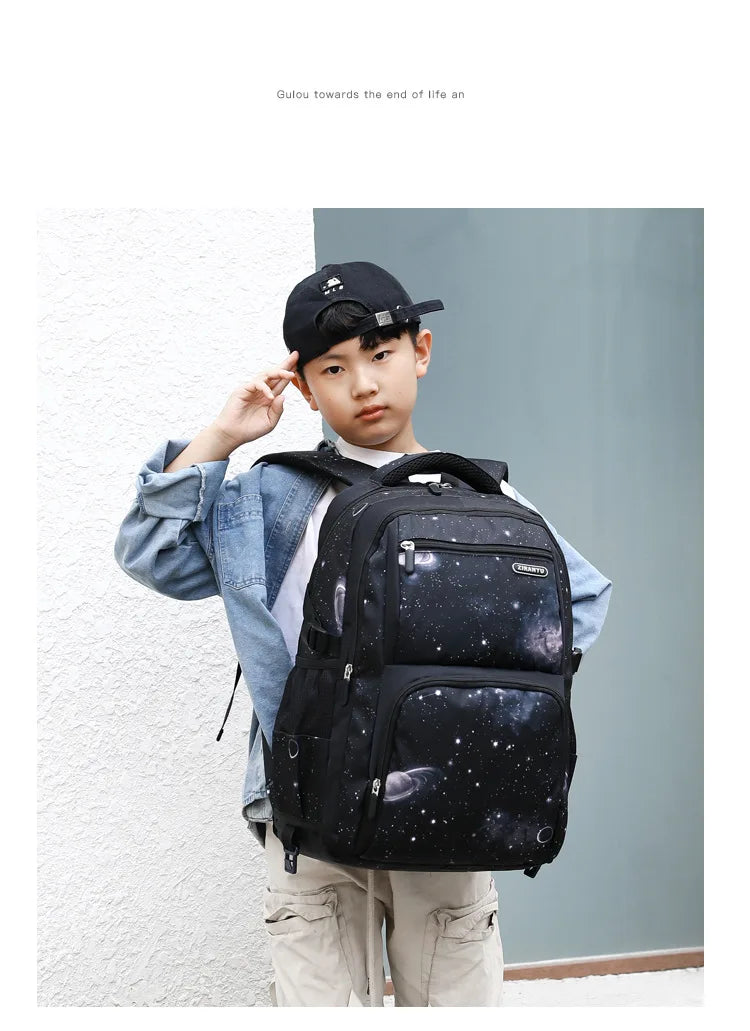 School Bag Kids Rolling Backpack for Boy Wheeled Backpack School Bag With Wheels Trolley Bookbag Carry on Luggage with Lunch Bag
