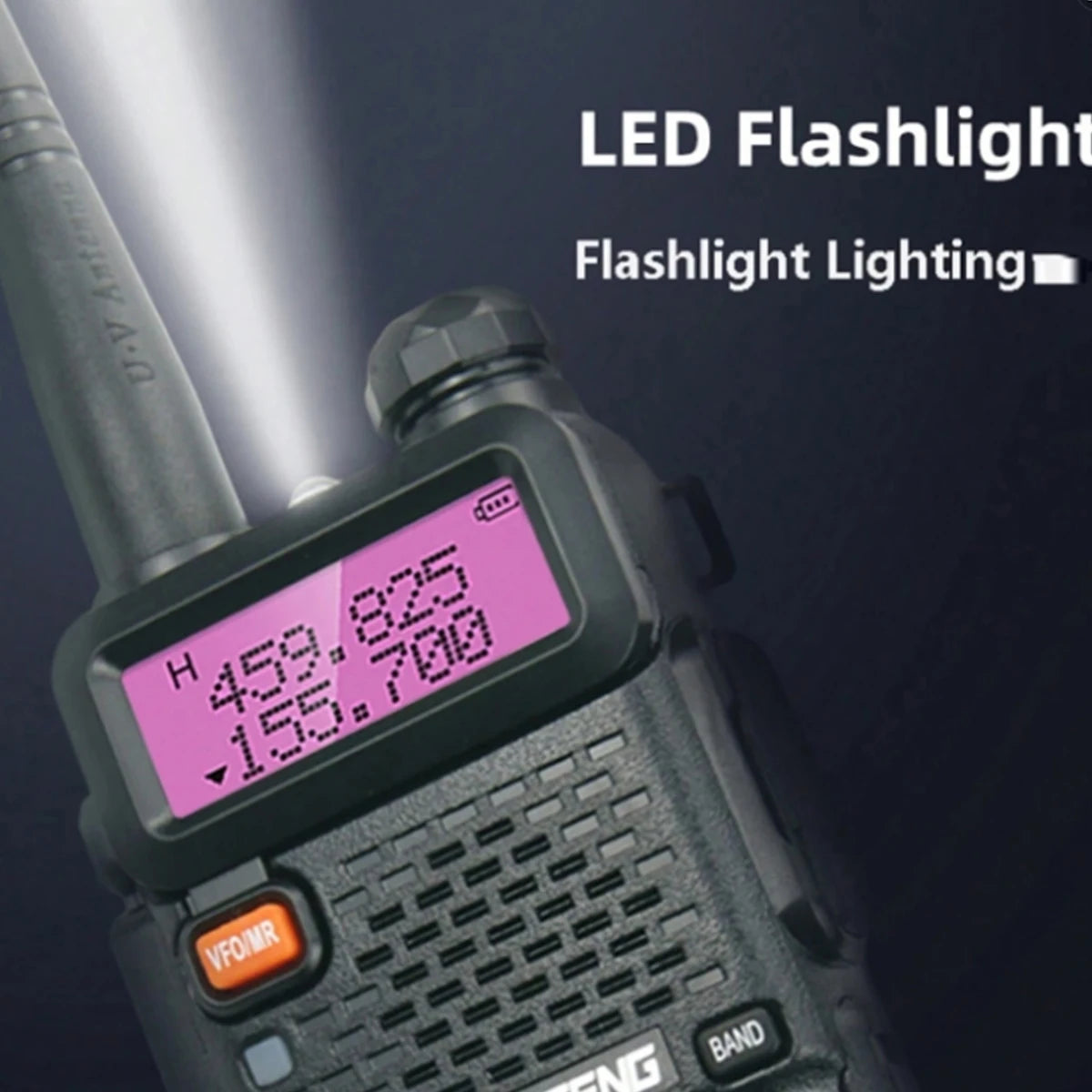 Baofeng UV-5R USB Lange Afstand Dual Band Ham Amateur Met Vhf Uhf Fm CB 128CH 2200mAh Portable Handheld Long Range Two Way Radio