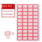 10sheets/400pcs Self-adhesive Label Stickers Self Adhesive Label Paper Mouth Paper Handwritten Marking Price Name Stickers