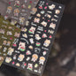Cute Animal Face 5D Nail Art Stickers Cartoon Cat Bunny Dog Mouse Kawaii Expressions Simple Self Adhesive Manicure Decal DIY
