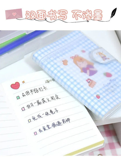 Kawaii Mini Portable Notebook Small Notepad For Daily Notes School Office Stationery Convenient To Carry Cute