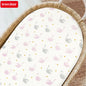 Cartoon Printed Crib Sheet Set Baby Bedding Toddler Mattress & Changing Pad Cover Polyester Cotton Fitted Bassinet Sheets
