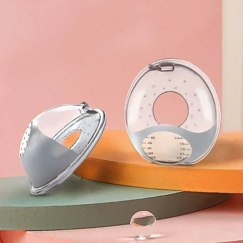 Silicone Mother's Milk Collector With Scale Wearable Anti Spill Breast Pads Nipple Pain Protector Maternity Breastfeeding