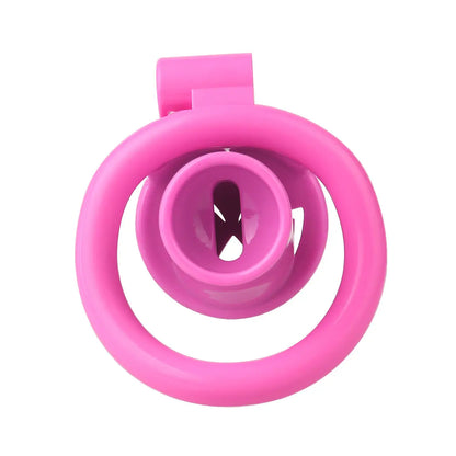 Male Chastity Cage with Lotus Design - Comfortable Self-Control Device for Abstinence, Durable ABS Material, BDSM Toy for Men