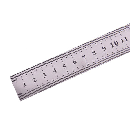 30cm  METAL RULER Stainless Steel Straight Edge Drawing Cutting Non Skid Back