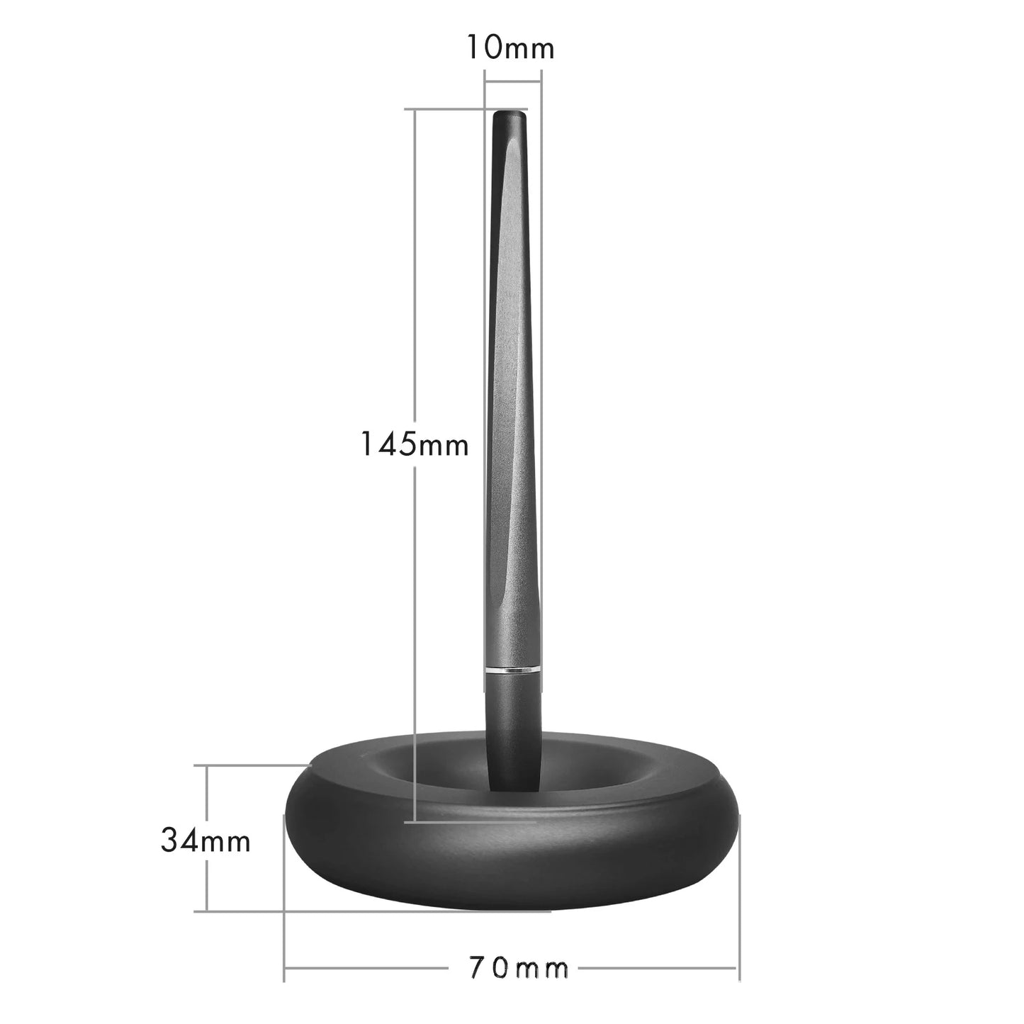 New Creative Aluminum Alloy Magnetic Levitation Self Supporting Signature Pen Business Office Swing Freely Not Fall Pen Gift Box