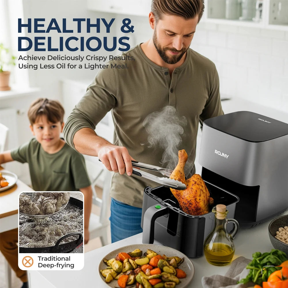 1450W 5L Air Fryer Healthy Airfryer for Baby & Family Perfect for Baby Weaning & Family Meals