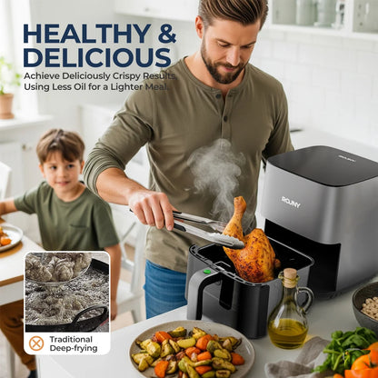 1450W 5L Air Fryer Healthy Airfryer for Baby & Family Perfect for Baby Weaning & Family Meals