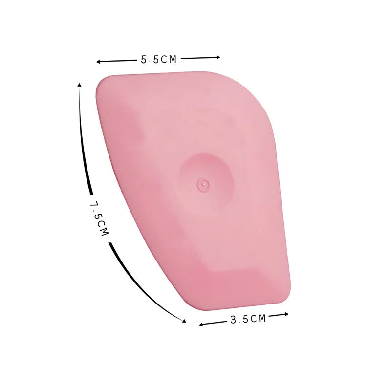2Pcs Soft Blue Squeegee Hard Pink Scraper Car Vinyl Wrap Tools Auto Foil Corner Trim Window Tint Installation Tools