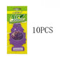 3-80pcs Christmas Tree Car Air Freshener Natural Aromatherapy Tea Paper Hanging Perfume Vanilla Auto Parts Interior