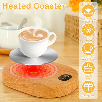 Electric Heater Cup Mug Warmer Coffee Mug USB Mug Warmer Heater Warm Mat Constant Temperature Coaster For Home Office Gifts