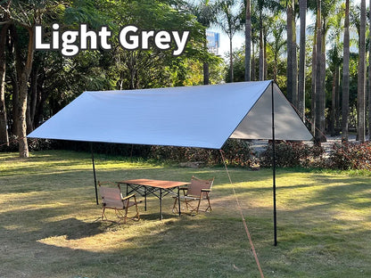 Camping Tarp Waterproof Tent Tourist Awning Shade Garden Canopy Beach Sunshade Outdoor Ultralight Sun Shelter Hiking Backpacking