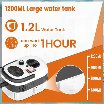 Podofo 2500W Handheld Steam Cleaner Portable Pressurized Steamer 220V EU Plug Deep Cleaning For Car Kitchen Bathroom etc.