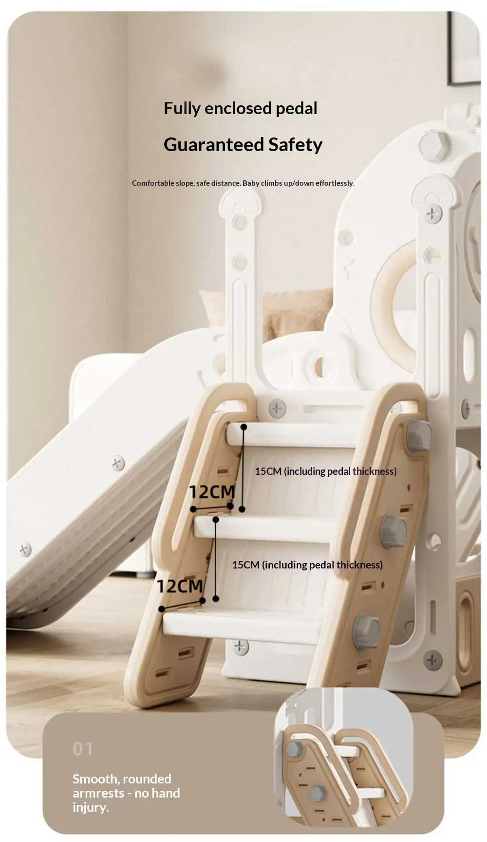 Fun Play Equipment for Children Multifunctional Kids Indoor Slide Swing Set Baby Small Home Amusement Park Playground Toy