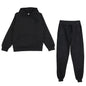Men's Autumn and Winter New Solid Color Hoodie+pants Two-piece Set Fashionable Casual Sports Set Size S-3XL