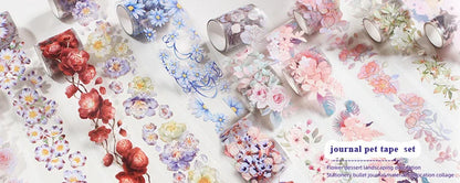 JIANWU 8pcs/set Retro Solid Color Basic Decoration Washi Tape Set DIY Scrapbook Cute Sticker Kawaii Masking Tape School Supplies