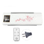 Electric Air Conditioner Fan Wall Mount Easy  Temperature  Timer Heating and Cooling Fan Cooling Heating Fan