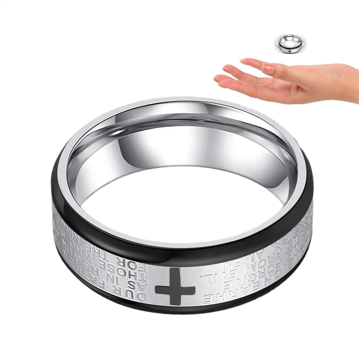 1pcs Cool Metal Floating Ring Magic Trick Toy Easy Operating Levitation Magic Props Classic Street Stage Performance Toys Funny