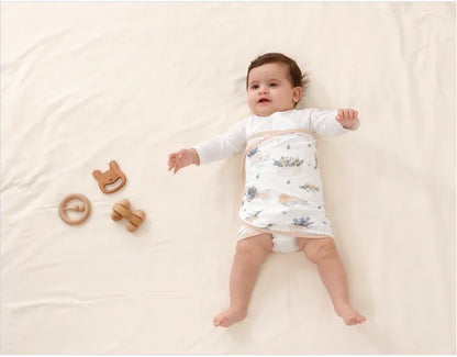 0-6 Month Cotton Baby Swaddle Wrap Anti Startle Swaddling Blanket Muslin Baby Sleeping Blanket Wrap for New Born Thin Summer