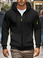 Men Autumn and Winter New Hoodies Long Sleeve Sweatshirt Pocket Zipper Design Hooded Sweatshirt Men Sportswear Casual Jacket