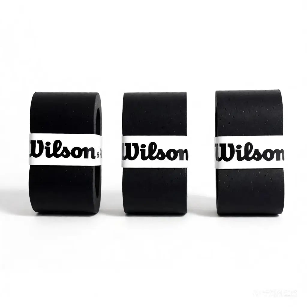 „Wilson“ teniso raketės apvyniojimas (angl. overgrip), prakaitą sugeriantis PU rankenos apvyniojimas raketei, teniso apvyniojimo juosta, padelio apvyniojimo juosta geresniam našumui