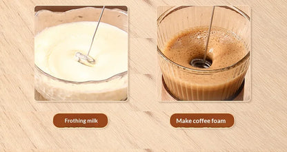 Handheld Electric Milk Frother, USB/Plug Electric Egg Beater, Multi-functional Drink Stirrer for Home Coffee, Milk Foam, Baking