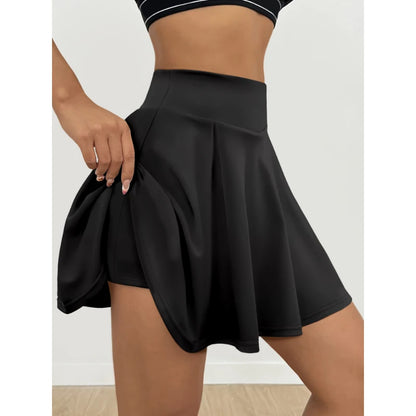Female Half Body Skirt Hundreds of Skin Friendly Soft and Comfortable Pleated Skirt Casual Slim Solid Colour Skirt and Pants